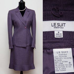 LE SUIT Women 2 Pcs Skirt Suit Size 8